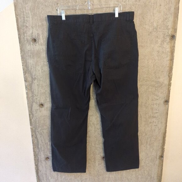 Tommy Hilfiger Mens 36x30 (meas. 38x30) Solid Black Chino Pants - Picture 3 of 9